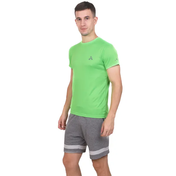 Green_Polyester_Oversized_Crew_Neck_T-Shirt_For_Men