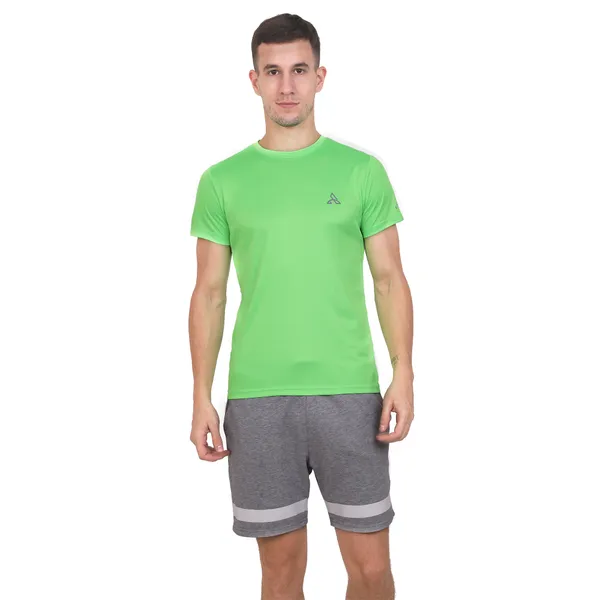 Green_Polyester_Oversized_Crew_Neck_T-Shirt_For_Men