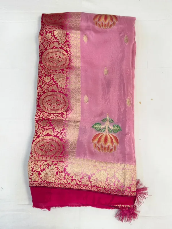 Pink_Woven_Brocade_Saree_For_Women