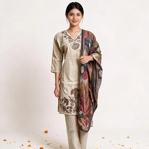 Grey_Cotton_Suit_For_Women