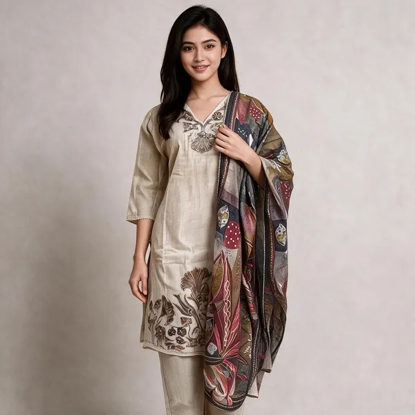 Grey_Cotton_Suit_For_Women