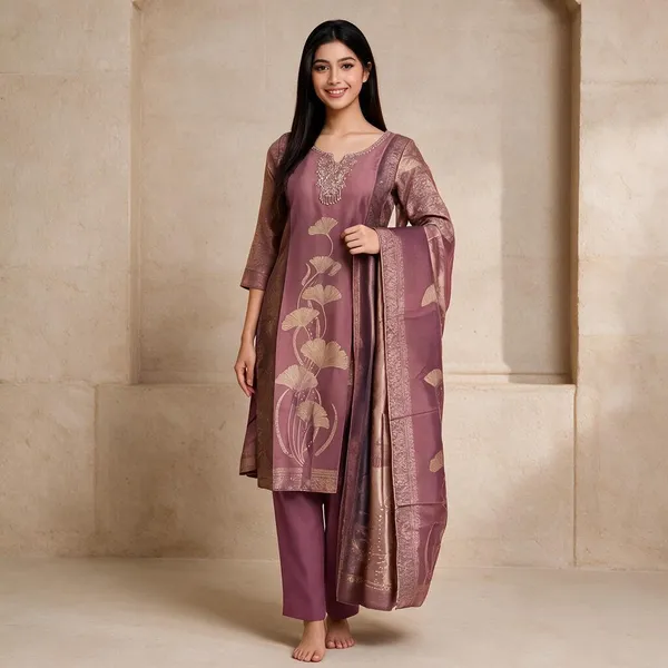Light_Maroon_Silk_Suit_For_Women