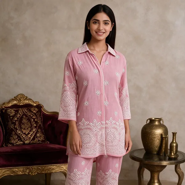 Pink_Cotton_Co-_Ord_Set_For_Women