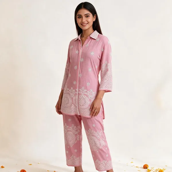 Pink_Cotton_Co-_Ord_Set_For_Women