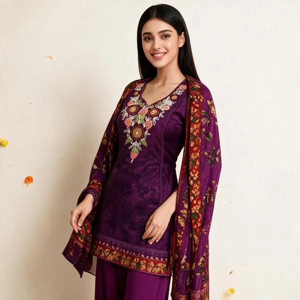 Maroon_Muslin_Suit_For_Women
