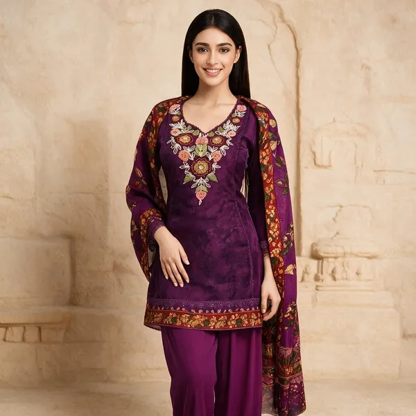 Maroon_Muslin_Suit_For_Women