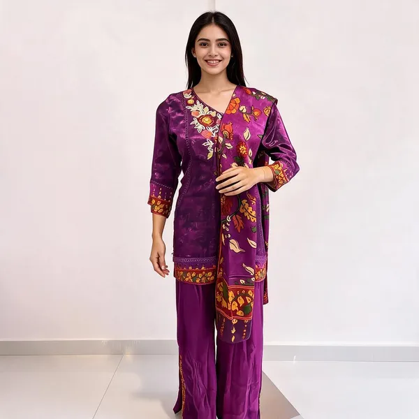 Maroon_Muslin_Suit_For_Women