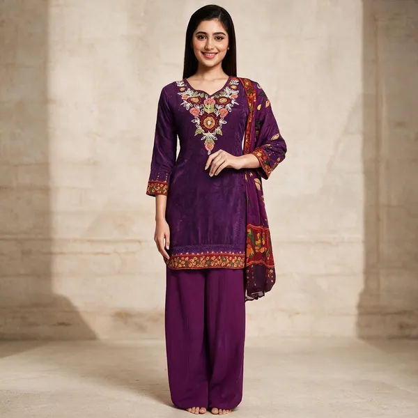 Maroon_Muslin_Suit_For_Women