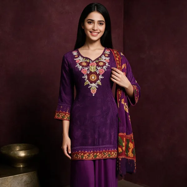 Maroon_Muslin_Suit_For_Women