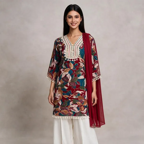 Multicolor_Cotton_Straight_Kurta_Set_For_Women