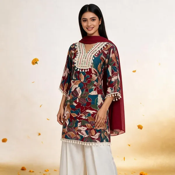 Multicolor_Cotton_Straight_Kurta_Set_For_Women