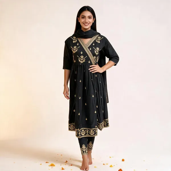 Black_Cotton_Anarkali_Suit_For_Women