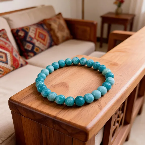 Blue_Crystal_Round_Bracelet_For_Unisex