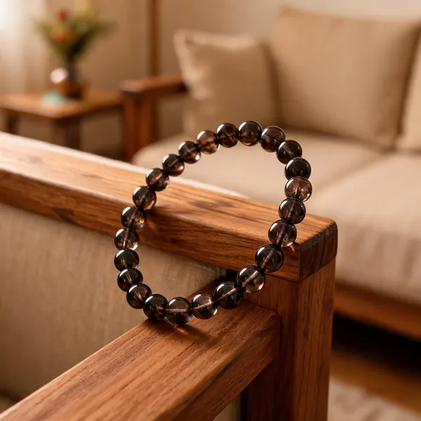 Brown_Stone_Beads_Bracelet_For_Unisex