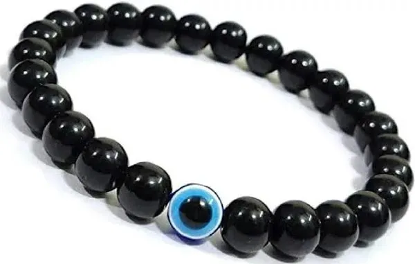 Black_Turquoise_Stone_Evil_Eye_Bracelet_For_Unisex