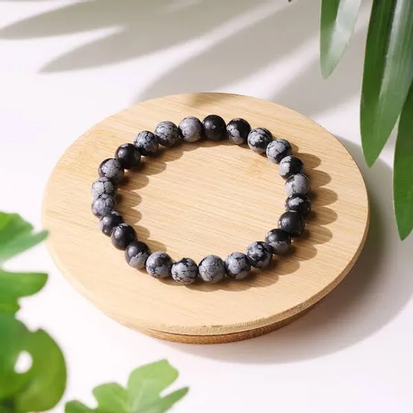 Black_And_Grey_Stone_Beads_Bracelet_For_Unisex