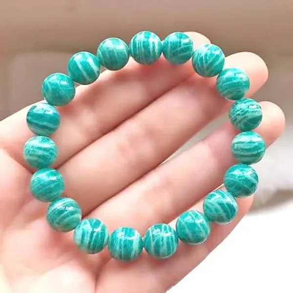 Turquoise_Stone_Beads_Bracelet_For_Unisex