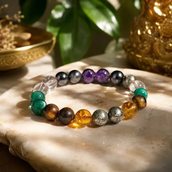 Multicolor_Stone_Beads_Bracelet_For_Unisex