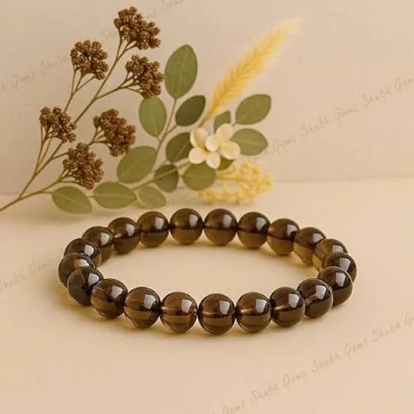 Brown_Stone_Beads_Bracelet_For_Unisex
