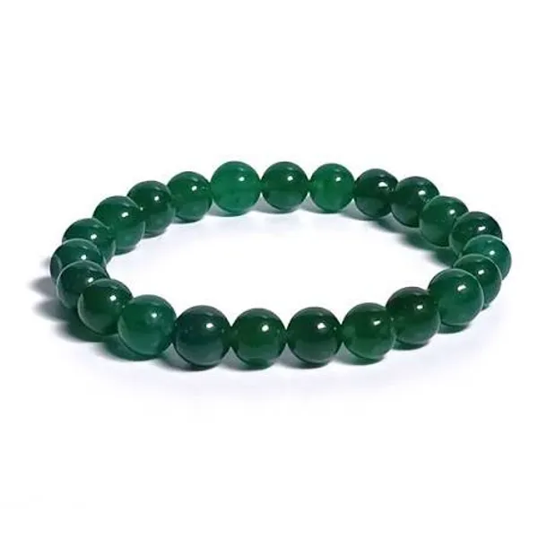 Green_Stone_Beads_Bracelet_For_Unisex