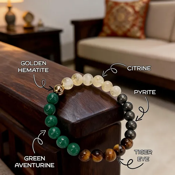 Multicolor_Stone_Beads_Bracelet_For_Unisex