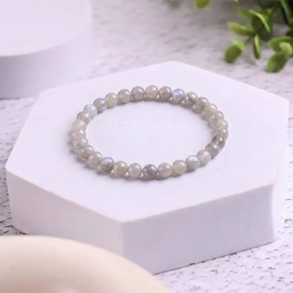 Grey_Stone_Beads_Bracelet_For_Unisex