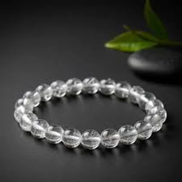 Clear_Crystal_Beaded_Bracelet_For_Unisex