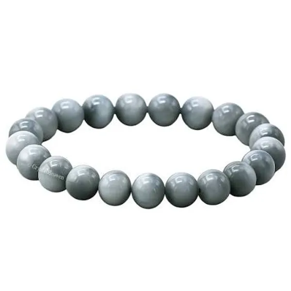 Grey_Stone_Beads_Bracelet_For_Unisex