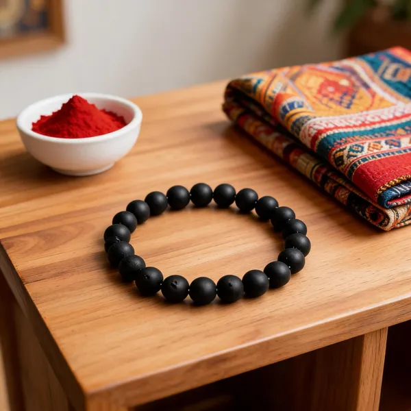 Black_Stone_Beads_Round_Bracelet_For_Unisex