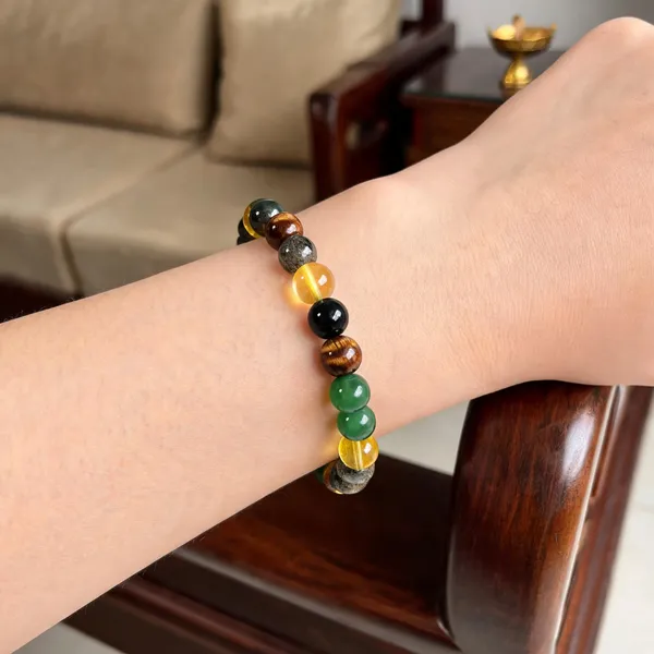 Multicolor_Stone_Beads_Bracelet_For_Unisex