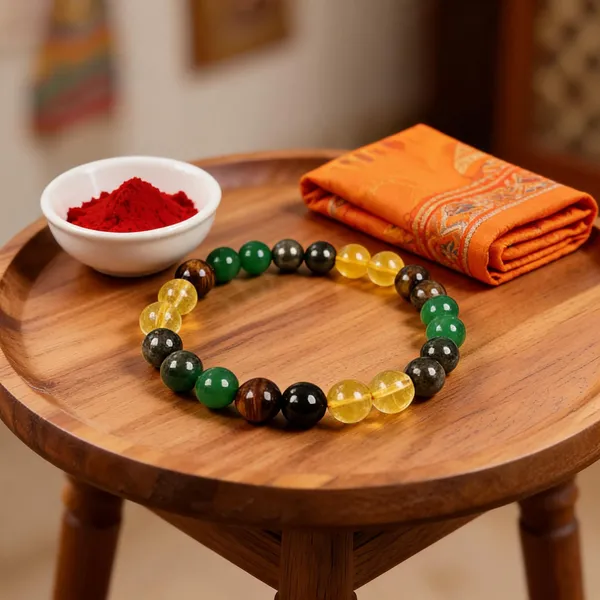 Multicolor_Stone_Beads_Bracelet_For_Unisex