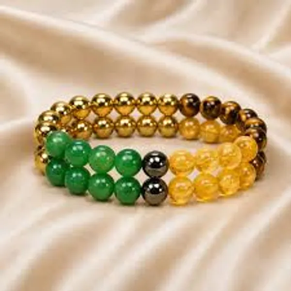 Multicolor_Stone_Beads_Bracelet_For_Unisex
