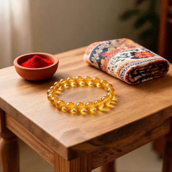 Amber_Stone_Beads_Bracelet_For_Unisex