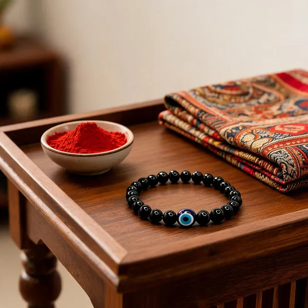 Black_Turquoise_Stone_Evil_Eye_Bracelet_For_Unisex