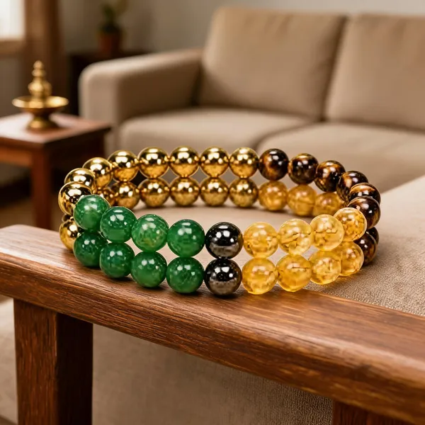 Multicolor_Stone_Beads_Bracelet_For_Unisex