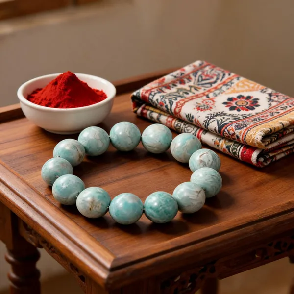 Light_Blue_Natural_Stone_Beads_Bracelet_For_Unisex