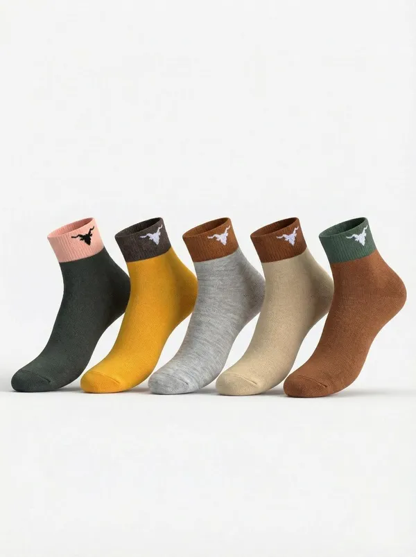 Pack_Of_5_Multicolor_Cotton_Two-Tone_Crew_Socks_For_Unisex