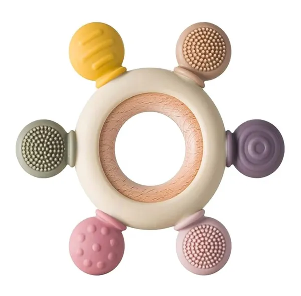 Silicone_And_Wooden_Baby_Teether