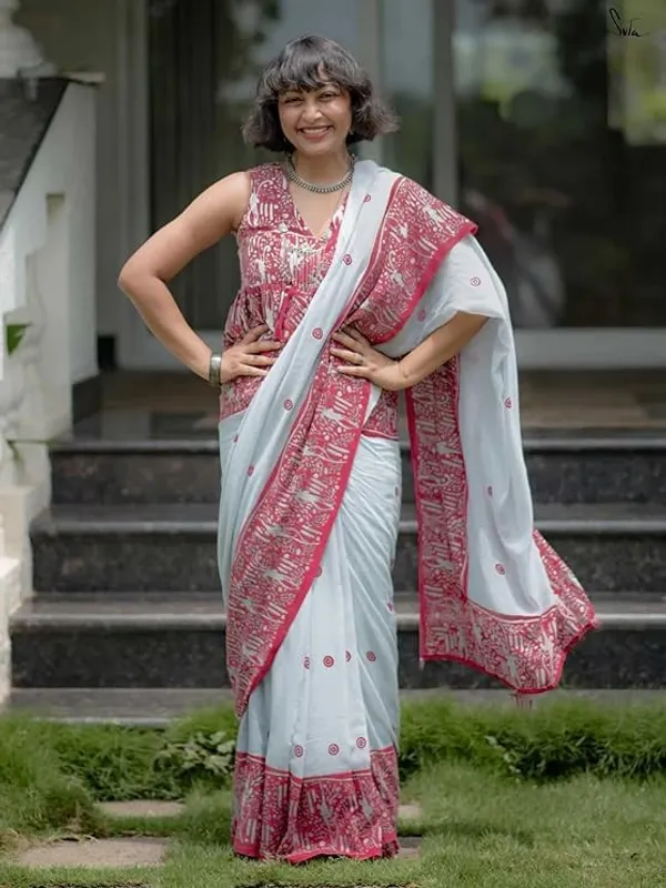 Elegant_Linen_Cotton_Saree_For_Women