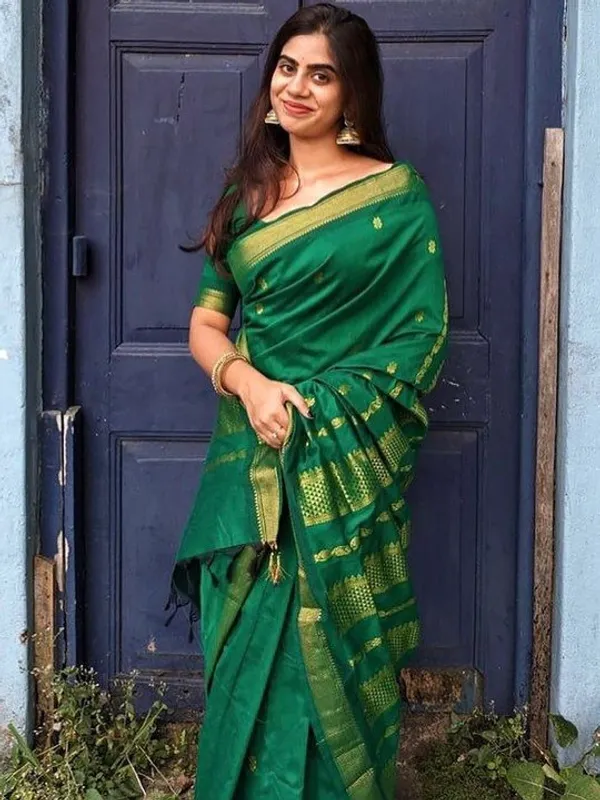 Emerald_Queen_Silk_Saree