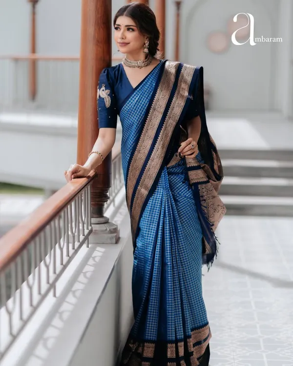 The_Royal_Marigold_&_Crimson_Banarasi_Saree