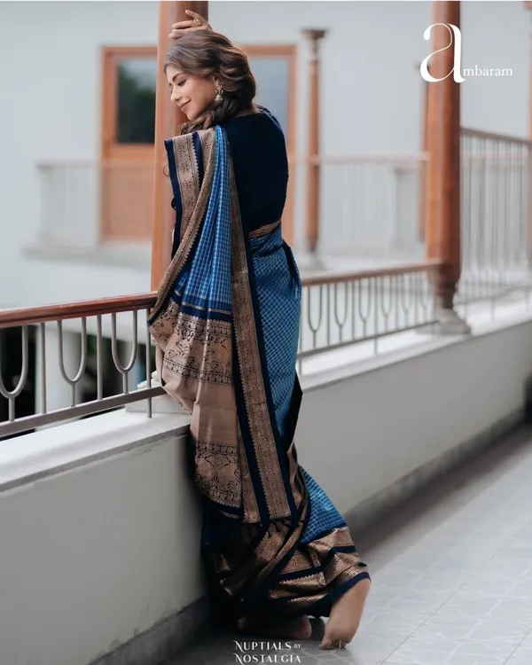 The_Royal_Marigold_&_Crimson_Banarasi_Saree