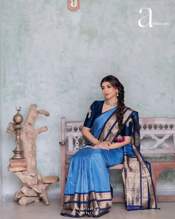 The_Royal_Marigold_&_Crimson_Banarasi_Saree