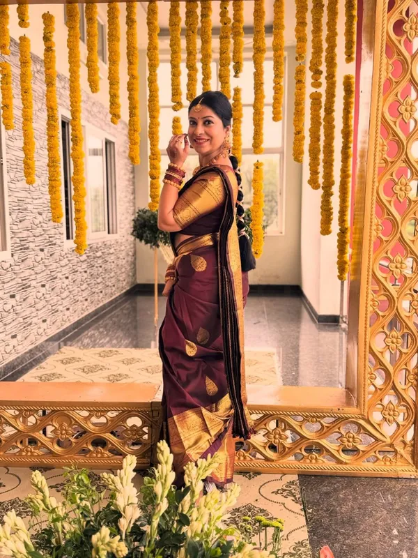The_Maroon_And_Golden_Banarasi_Saree