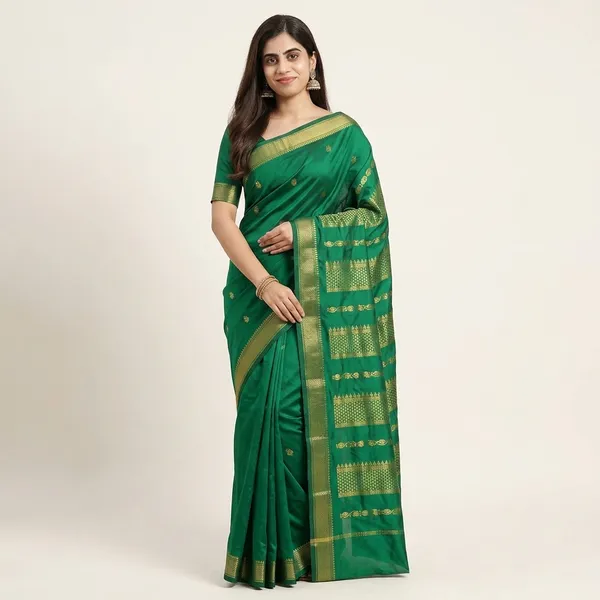 Emerald_Queen_Silk_Saree