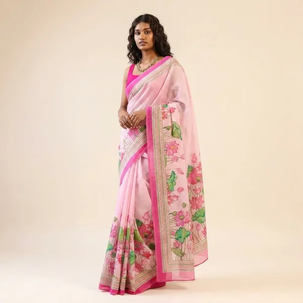 Elegant_Grace_Linen_Cotton_Saree
