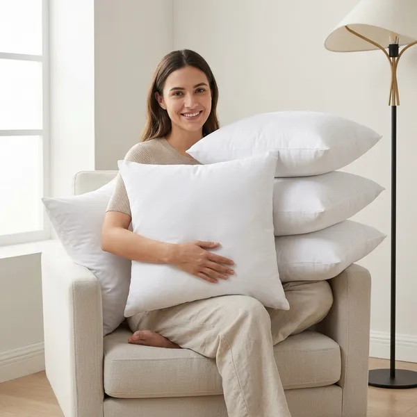 ComfortU_Microfibre_Cushion_Pack_Of_5_Solid_12X12_Inch_Microfiber_Cushion_Set_Of_5_Soft_Home_Decor_Pillows_(White)