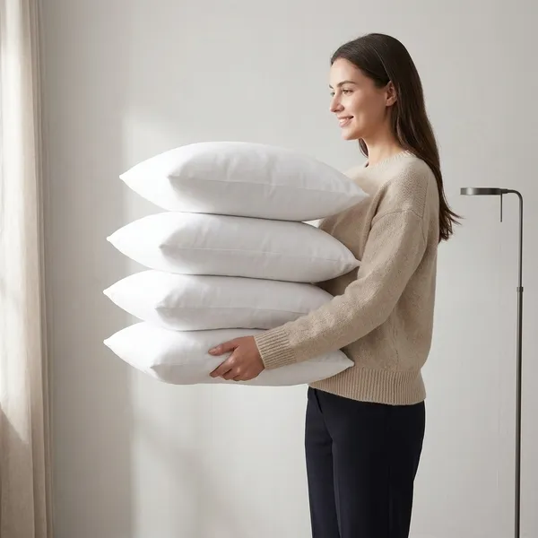 ComfortU_Microfibre_Cushion_Pack_Of_5_Solid_12X12_Inch_Microfiber_Cushion_Set_Of_5_Soft_Home_Decor_Pillows_(White)
