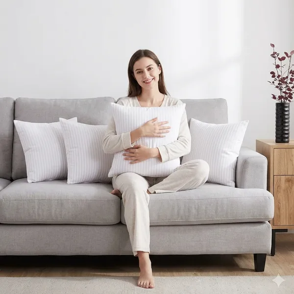 ComfortU_Microfibre_Cushion_Pack_Of_5_Solid_16X16_Inch_Microfiber_Cushion_Set_Of_5_Soft_Home_Decor_Pillows_(White)