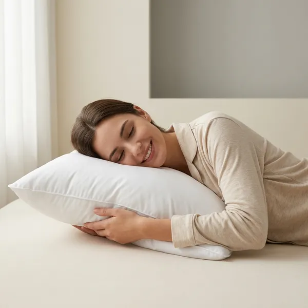 ComfortU_Microfibre_Sleeping_Pillow_Pack_Of_1_Solid_Soft_Microfiber_Sleeping_Pillow_16X24_Inch_Comfortable_Neck_Support_Cushion_(White)